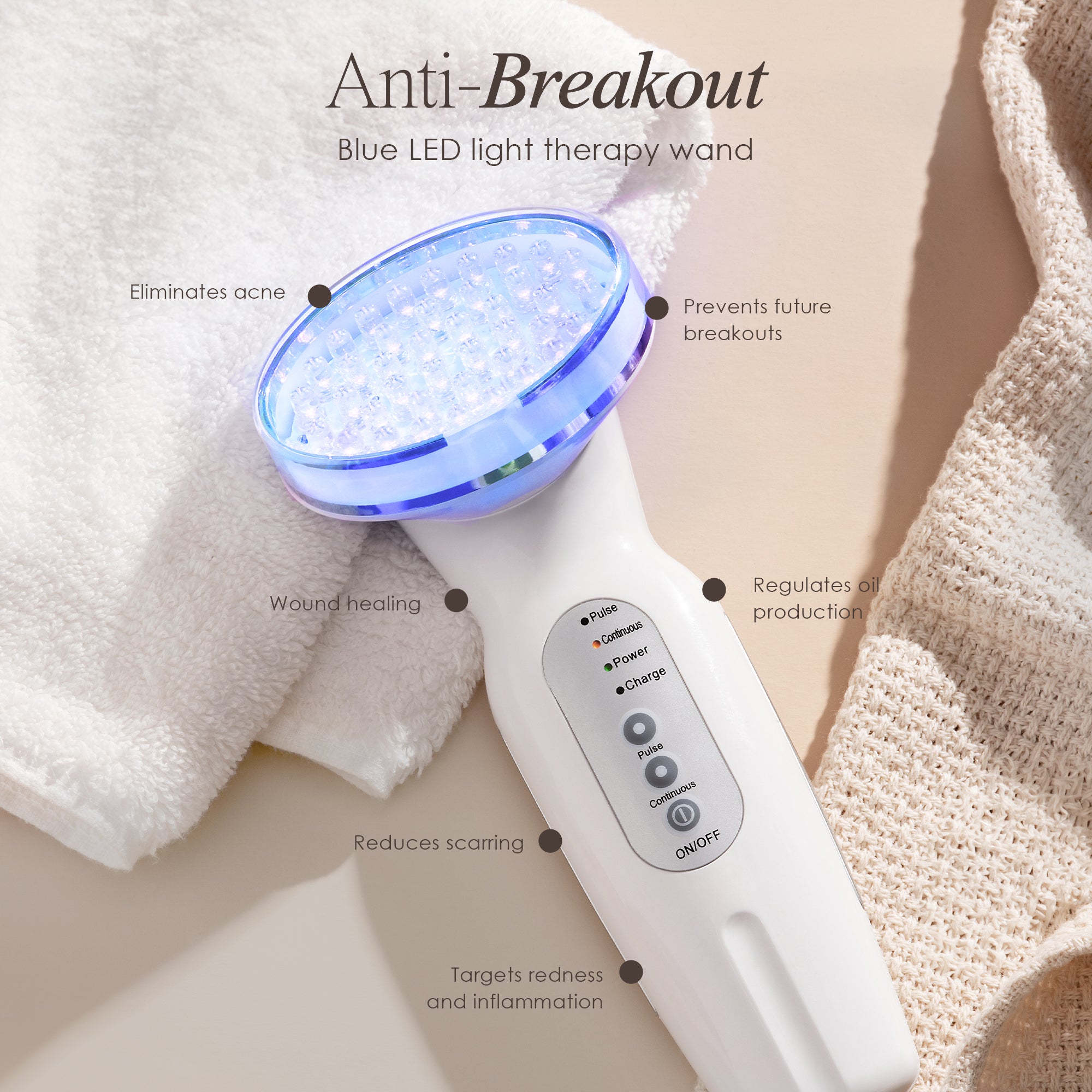 Blue LED+ | Acne Light Therapy Wand